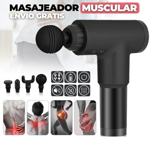 PISTOLA MASAJEADORA 4 EN 1